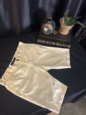 Zara Beige Men's Chino Shorts